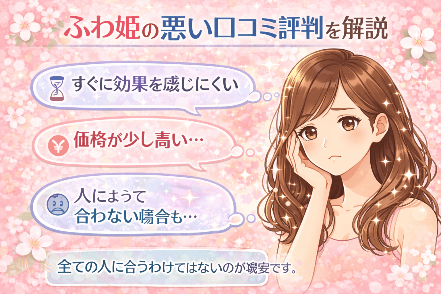 ふわ姫の悪い口コミ評判を解説