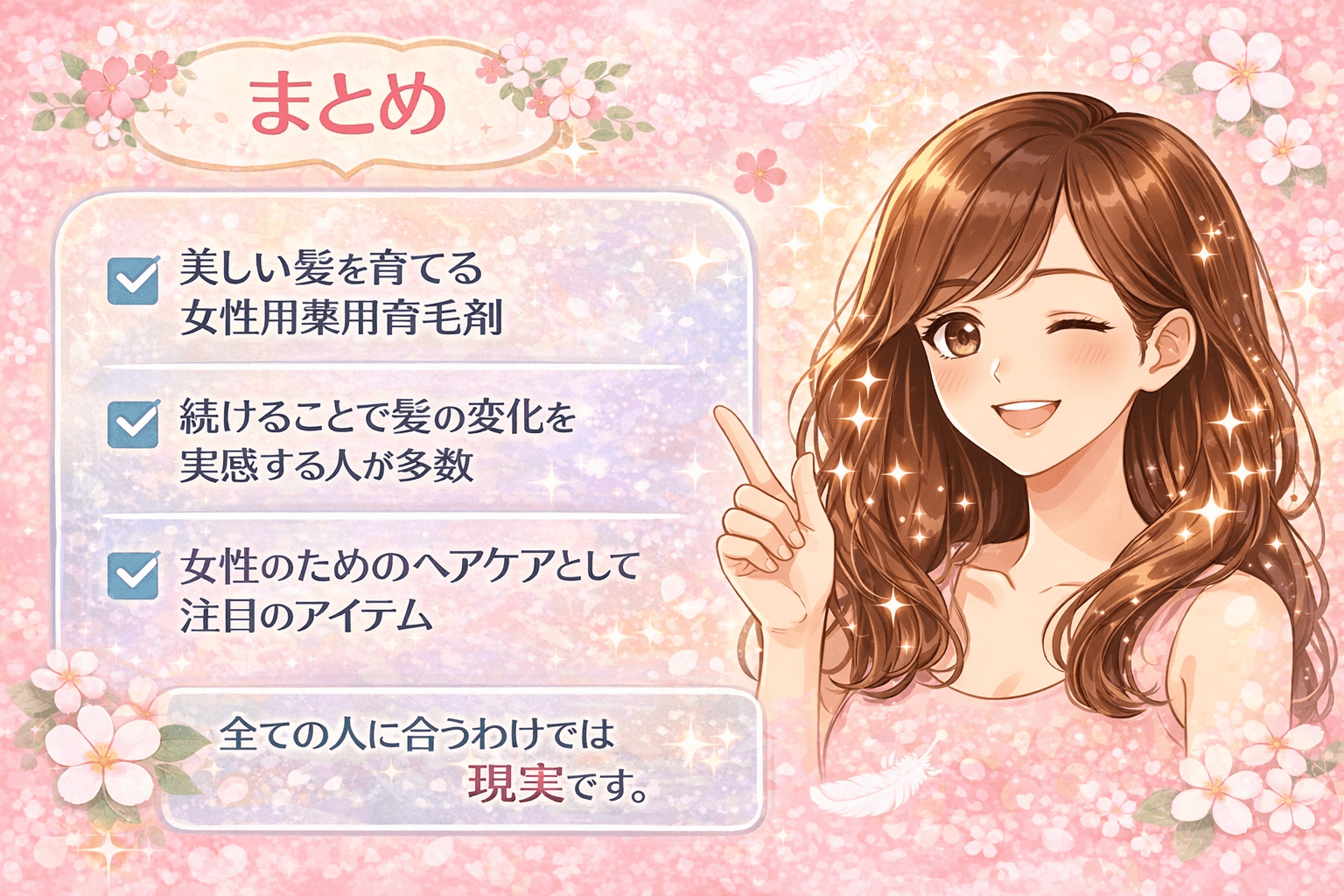 ふわ姫育毛剤の口コミ評判まとめ【効果や特徴を詳しく解説】のまとめ