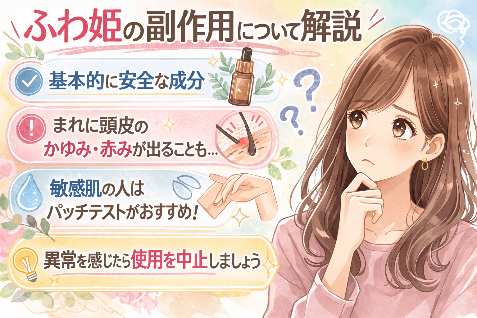 ふわ姫の副作用について解説